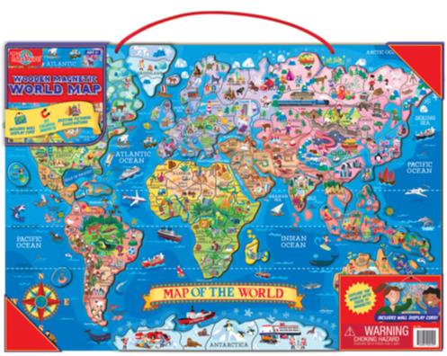 5 Magnetic World Map Puzzles from Costco Needed for World History 6th ...